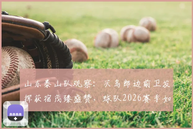 山东泰山队观察：买乌郎边前卫发挥获宿茂臻盛赞，球队2026赛季如何解决机会浪费问题？